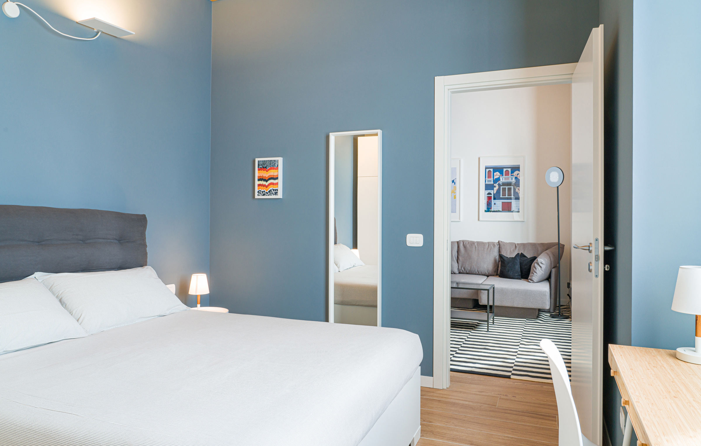 L'affitto dell'appartamento a Residenza Dergano include la biancheria da letto e da bagno