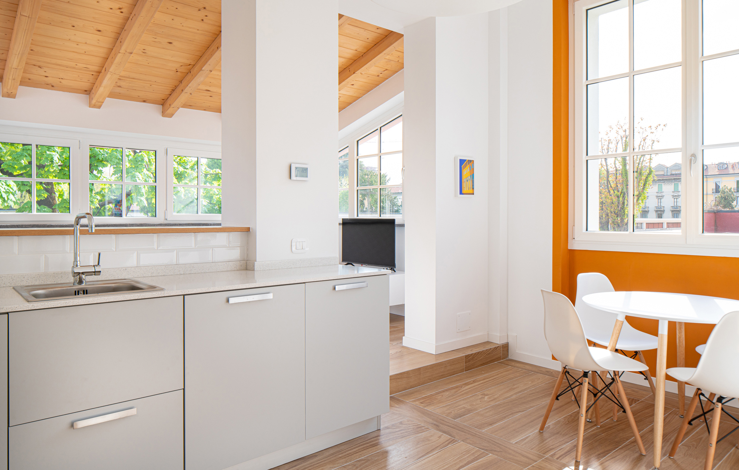 Arredamento nordico e colori mediterranei