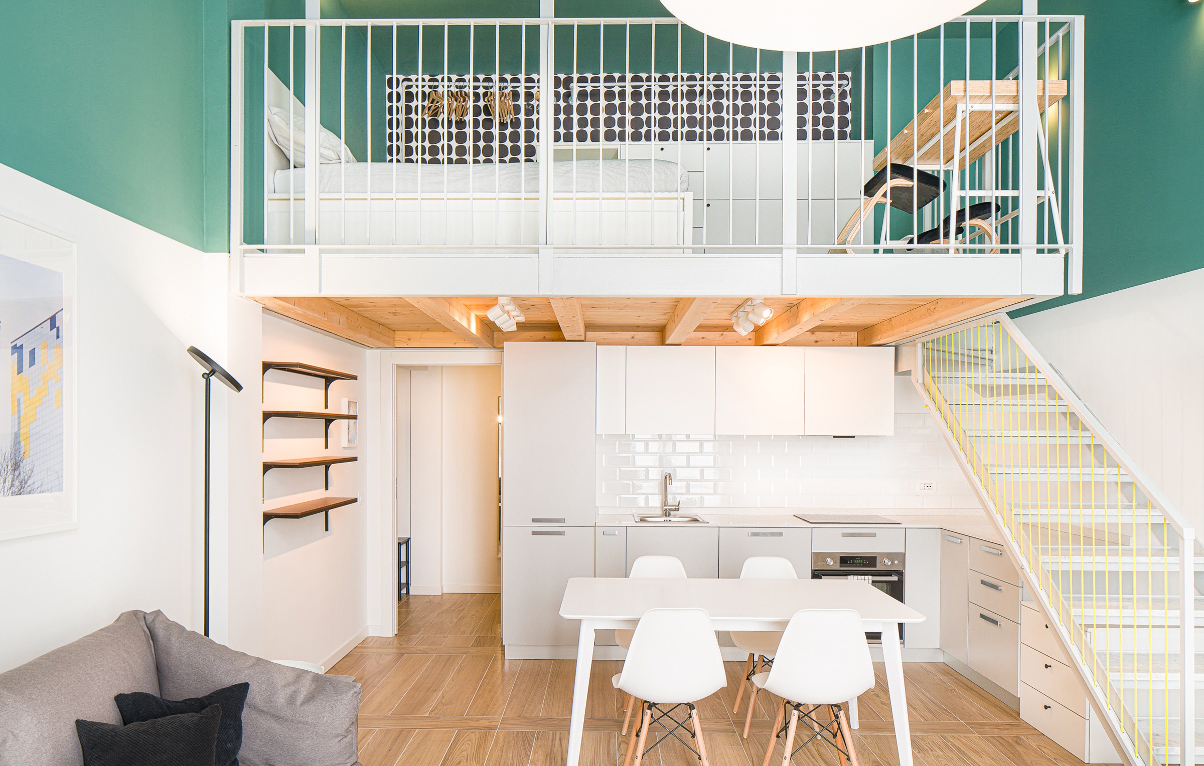 Soppalco per i duplex di Residenza Dergano