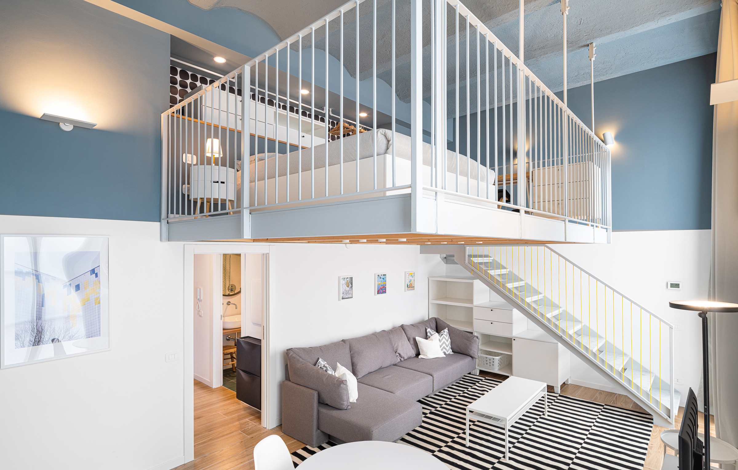 Arredamento nordico e colori mediterranei