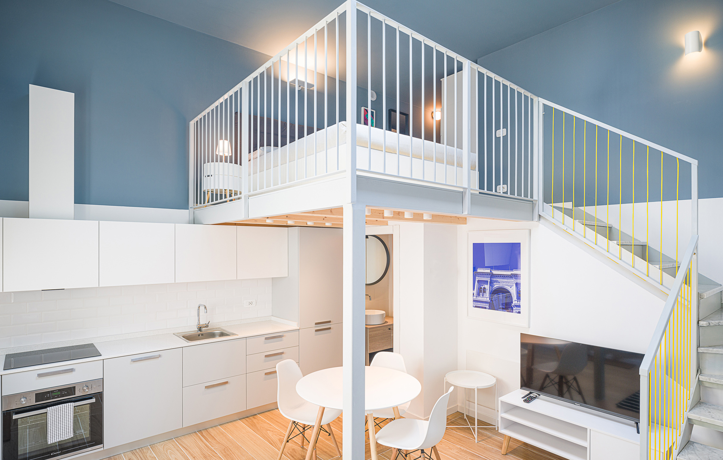 Arredamento nordico e colori mediterranei