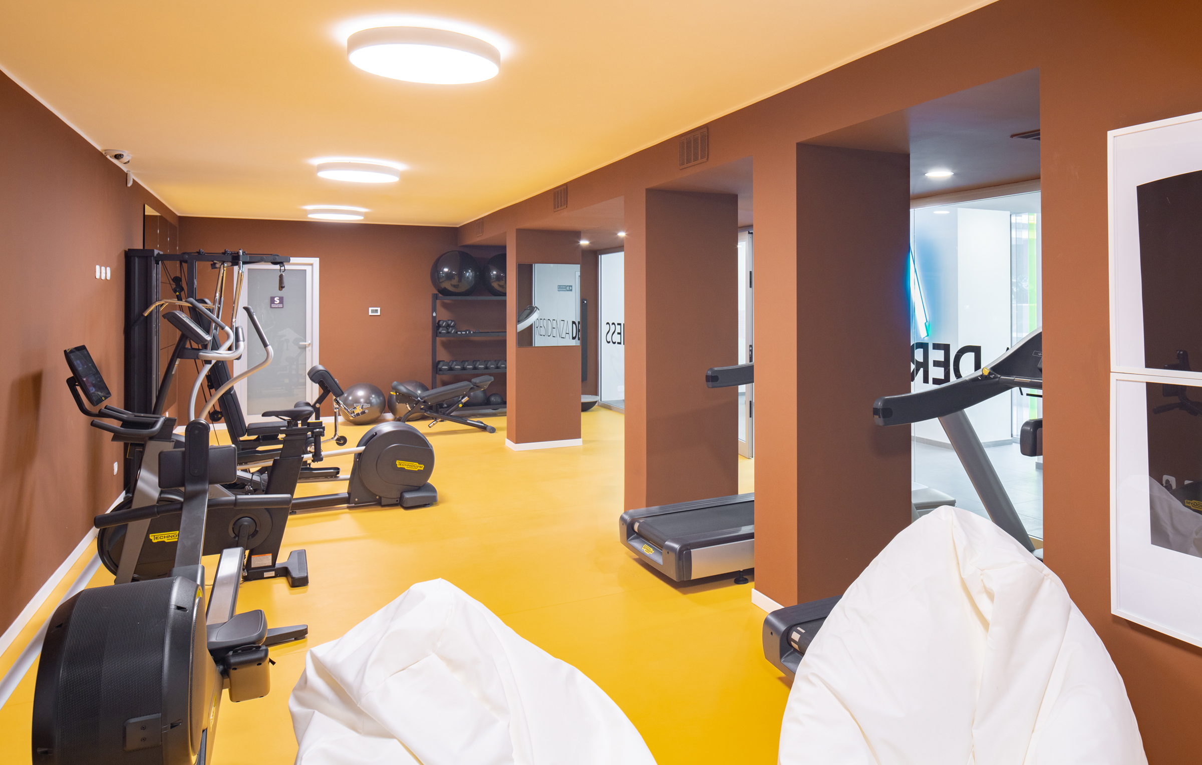 Atrezzi Technogym a Residenza Dergano