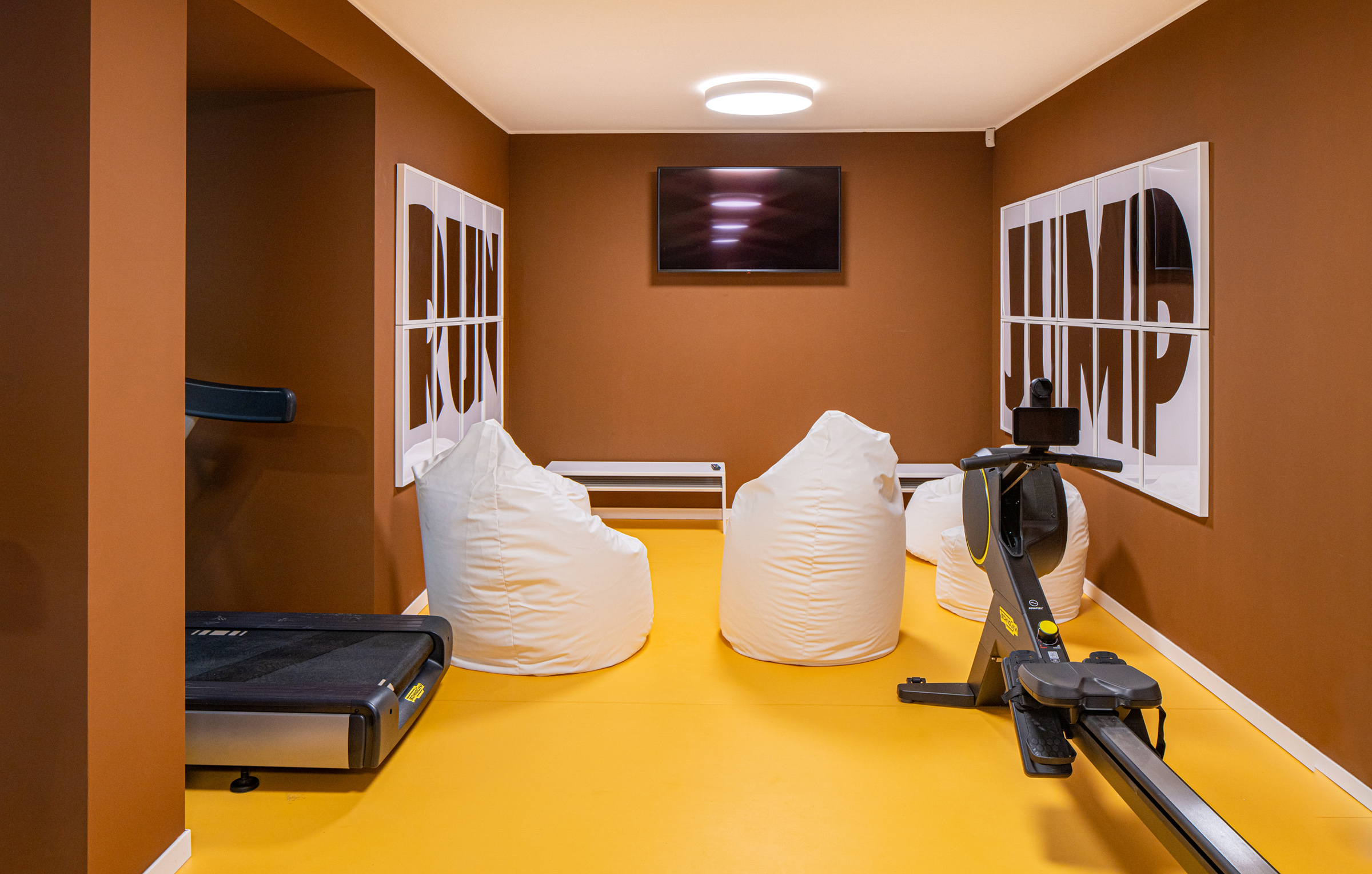 Fitness al piano interrato