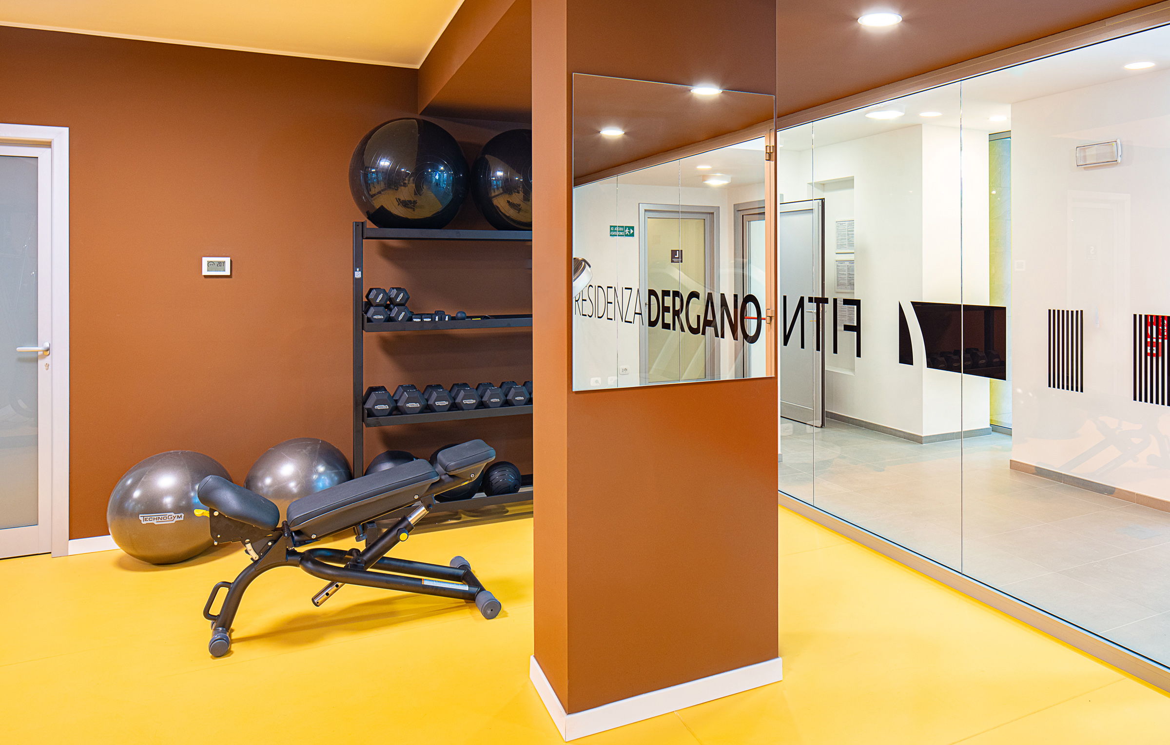 Fiteness attrezzato a Residenza Dergano