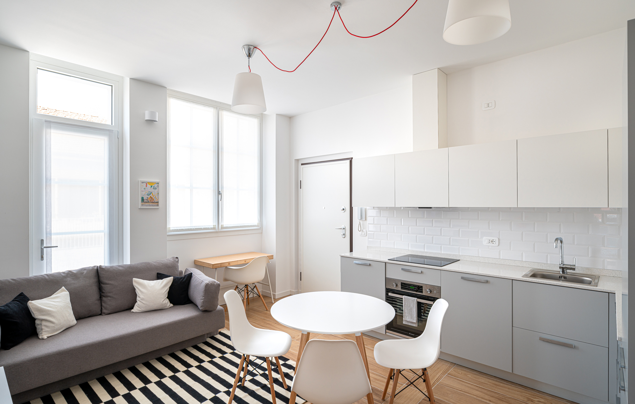 Finestre su corte interna a Residenza Dergano